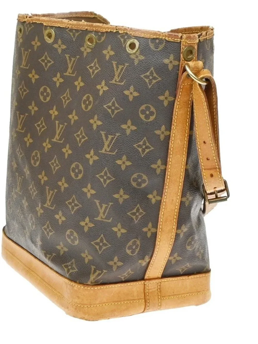 LOUIS VUITTON Noe GM Drawstring Shoulder Bag Monogram Leather BN M42224 35YJ389